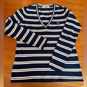 Lacoste Long Sleeve T-Shirt, stripped